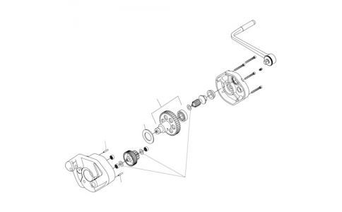 Ｒｉｄｇｅ　Ｔｏｏｌ　Ｃｏｍｐａｎｙ  16408  ＲＩＤＧＩＤ　ロールグルーパー用パーツ　ドライブ　シャフト　Ｆ／９１５