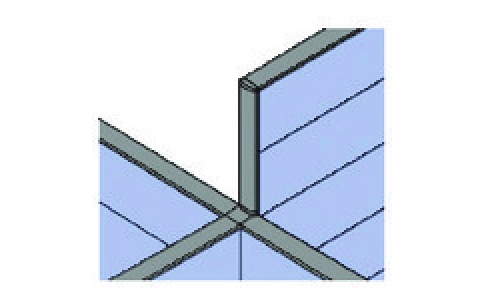 プラス（株）  LF-1610D-90X4 DGY  プラス　６２７４３９ＬＦ　連結部材段差２段　ＬＦ－１６１０Ｄ－９０Ｘ４　ＤＧＹ