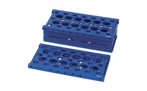 アズワン（株）  1-3240-01  ＡＳ　遠沈管用折りたたみラックＨＳ２４３２０Ｂ