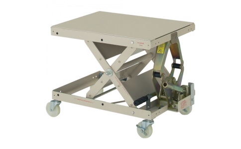 丸善精工（株）  LHU-45-1  丸善化工　ローハイシステム　リフター　油圧ジャッキ式　スチール製　移動式