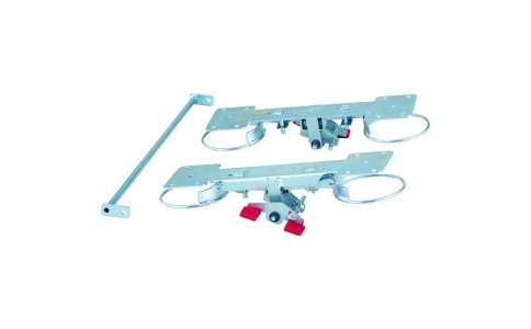 トラスコ中山（株）  TP-700JRS-4  ＴＲＵＳＣＯ　樹脂台車　グランカート用リング式　自在４輪ストッパー