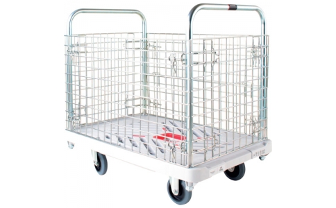 花岡車輛（株）  XA-BW-AC  ダンディ　ダンディＸシリーズ　タイプＸＡ　カゴ台車　抗ウイルスハンドル仕様　Ｗ９３５×Ｄ６０５