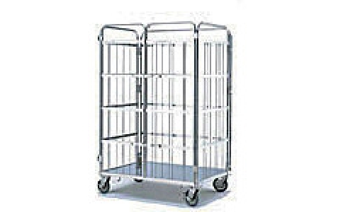 （株）テックサス  MCK-3D  テックサス　ロールボックス観音扉仕様　９５０ｘ８００　ＳＵＳφ１５０ゴム車