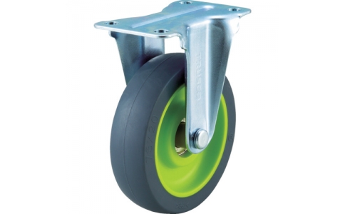 トラスコ中山（株）  TYER-75ELB-WC-LGN  ＴＲＵＳＣＯ　Ｗｅｅｇｏ専用　固定キャスターφ７５　ライトグリーン