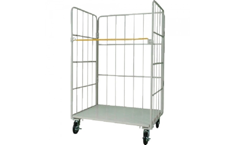 （株）マキテック  MRC-S12C  明工　カゴ車　ロールボックスパレット　幅８００×長さ６００×高さ１４５０ｍｍ　キャスターＣタイプ　自在タイプ