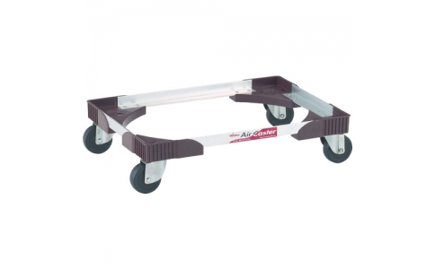 （株）ワコーパレット  WA-50-75G-BR  ワコー　アルミアングルドーリー（エアーキャスター仕様）