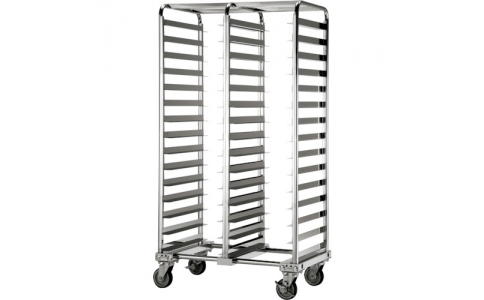 （株）テックサス  RCH-W2D-15L  テックサス　トレーラックカートＲＣＨ－Ｗ型　ＳＵＳφ１２５ウレタン車