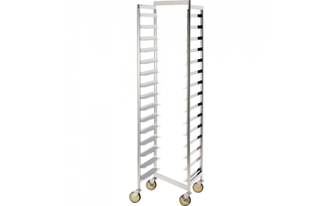 （株）テックサス  RCZ-2D-15L  テックサス　Ｚ型ラックカートＲＣＺ型　ＳＵＳφ１００ウレタン車