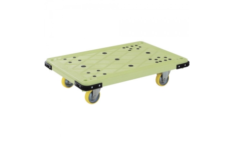 トラスコ中山（株）  MPE-725-2  ＴＲＵＳＣＯ　帯電防止性樹脂平台車　７３８Ｘ４８８