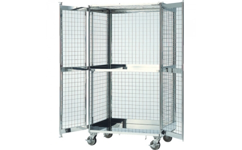 （株）テックサス  SEC-1E  テックサス　折りたたみ式ステンレスセキュリティカート　９５０ｘ６５０