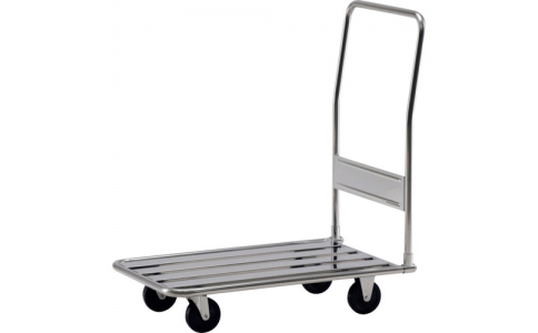 （株）テックサス  PL-S7545D  テックサス　オールステンレスパイプスノコ台車　７５０Ｘ４５０　ＳＵＳφ１００ゴム車