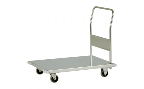 （株）テックサス  LD-7545D  テックサス　ステンレス台車　７５０Ｘ４５０　ＳＵＳφ１００ウレタン車