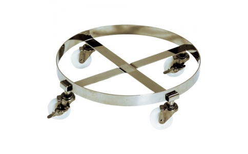 （株）テックサス  CCM-510E  テックサス　丸型容器用ステンレス台車