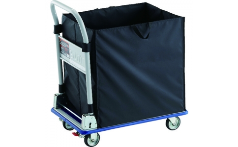 トラスコ中山（株）  101NS-CHBA  ＴＲＵＳＣＯ　プレス製台車　ドンキーカート　折りたたみ式　ＣＨＢＡハンドトラックボックス付　ストッパー付　７４０×４８０