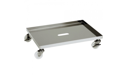 （株）テックサス  CCT-4D  テックサス　角型容器用ステンレス台車（トレータイプ）