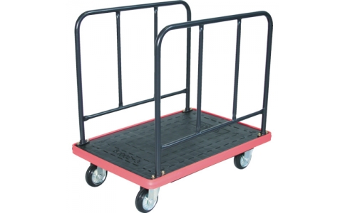 トラスコ中山（株）  MKP-310  ＴＲＵＳＣＯ　ＭＫＰ樹脂製台車　サイドハンドル　９０６×６１６