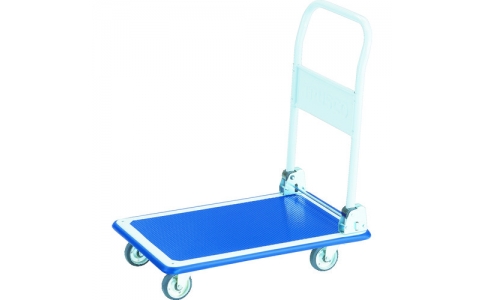 トラスコ中山（株）  101NJ  ＴＲＵＳＣＯ　プレス製台車　ドンキーカート　折りたたみ式７４０×４８０　４輪自在