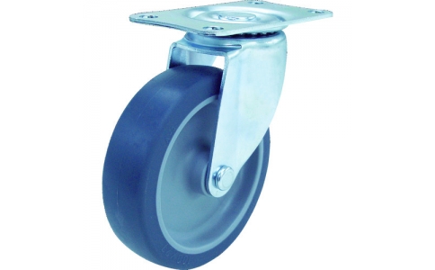 トラスコ中山（株）  TYSG-100EL  ＴＲＵＳＣＯ　台車用キャスター　Φ１００　エラストマー車　自在