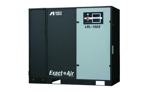 アネスト岩田（株）  LRL-150DM5  アネスト岩田　スクリューコンプレッサ（給油式）　Ｅｘａｃｔ　Ａｉｒ　Ｄ付　５０Ｈｚ　１５ｋＷ