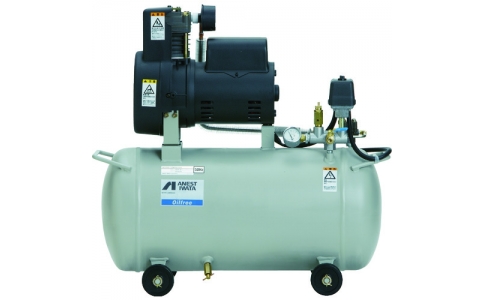 アネスト岩田(株)  OFP-07CBC5  アネスト岩田 オイルフリーコンプレッサ 0.75KW 単相100V 50Hz