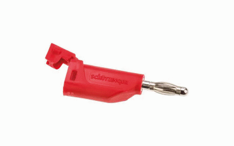 Schutzinger  Schutzinger バナナプラグ 真鍮 44mm 赤