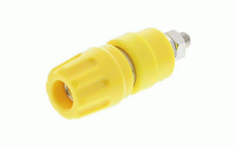 Hirschmann Test & Measurement バナナプラグ 真鍮 42mm 黄  品番930103103仕様