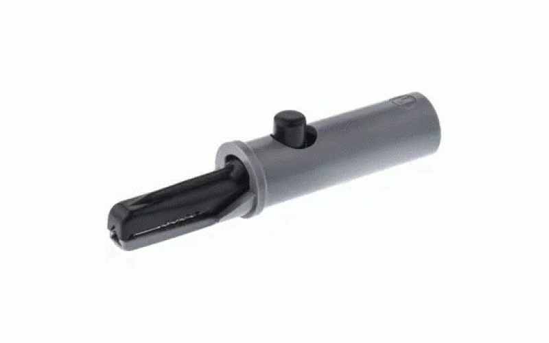 ヒルシュマン 930126100 わに口クリップ 6A 6mm， 黒  品番930126100仕様