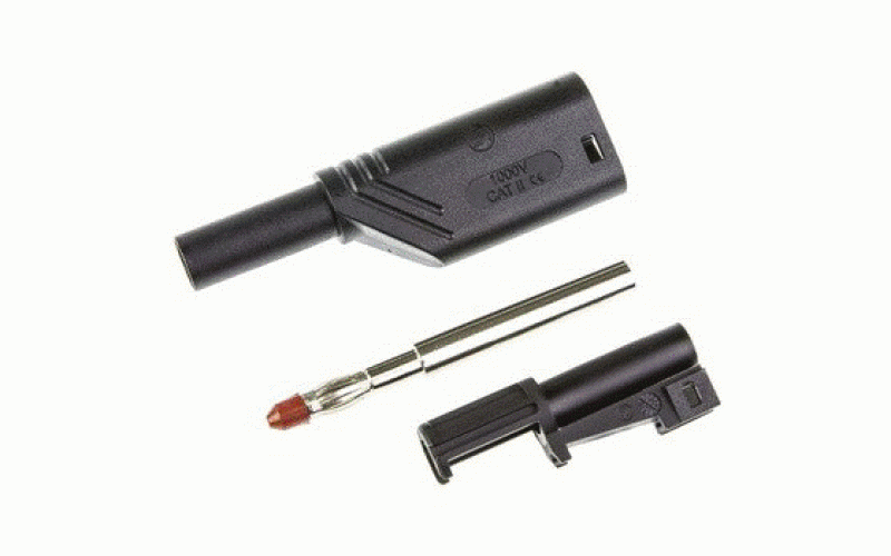 Hirschmann Test & Measurement バナナプラグ 真鍮 黒(934099100)  品番934099100仕様