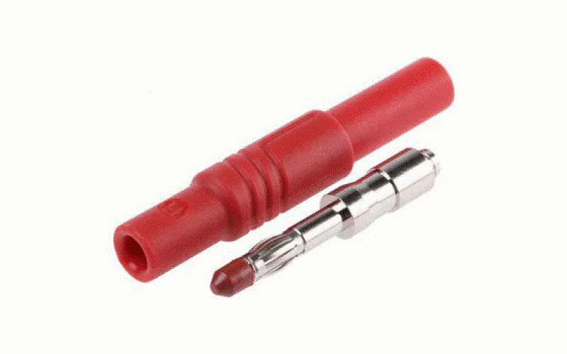 Hirschmann Test & Measurement バナナコネクタ ベリリウム銅 54.3mm 赤  品番934097101仕様