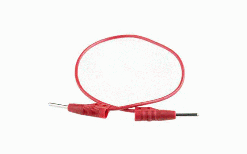 Hirschmann Test & Measurement テストリード線， 赤， 25cm(973594101)