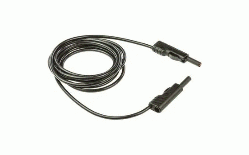 Hirschmann Test & Measurement テストリード線 60V dc， 黒， 2m(973647100)  品番973647100仕様