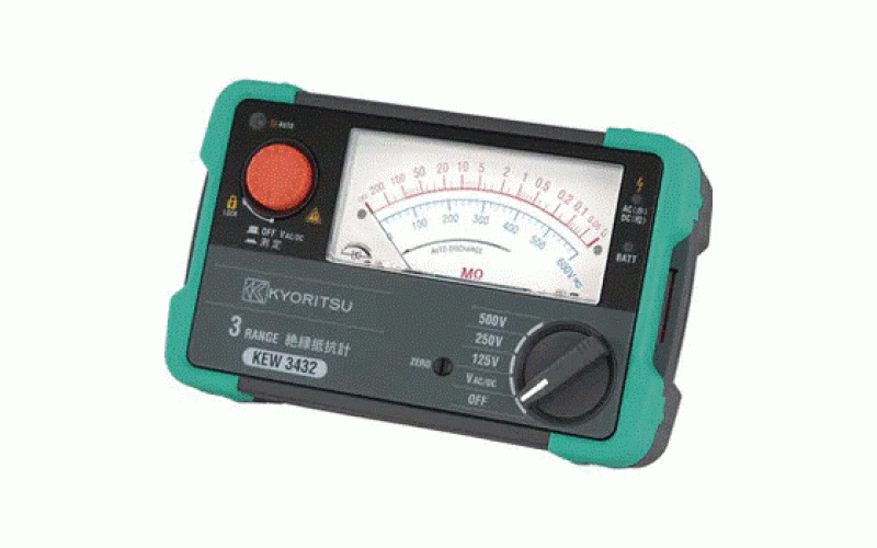 JAPPY  アナログ絶縁抵抗計  品番3432-JP