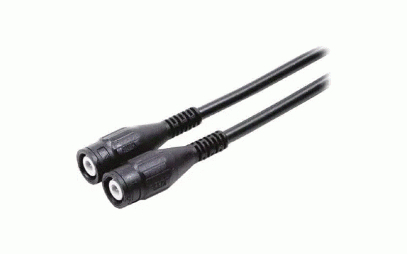 マルチコンタクト BNC オス → オス， 接触保護 同軸テストリード， 黒  品番67.9770-100-21仕様