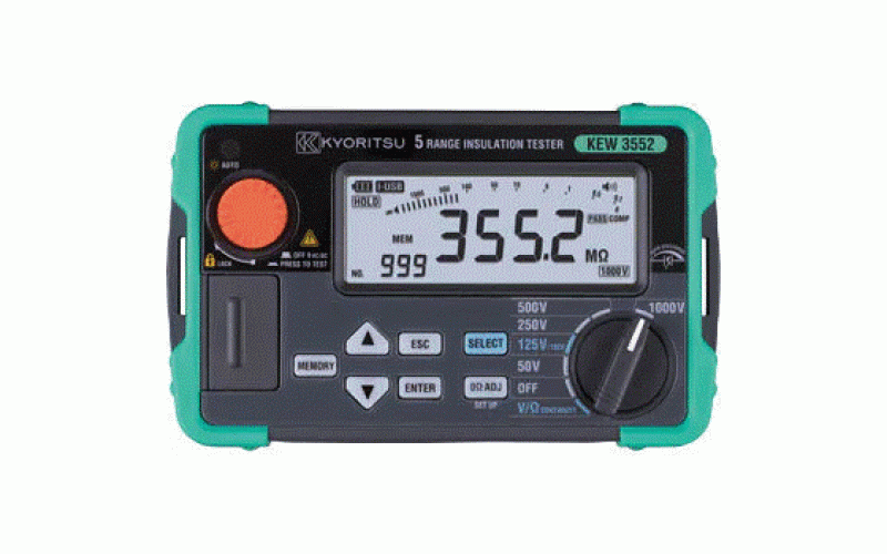 共立電気計器  デジタル絶縁抵抗計 KEW3552  品番KEW3552