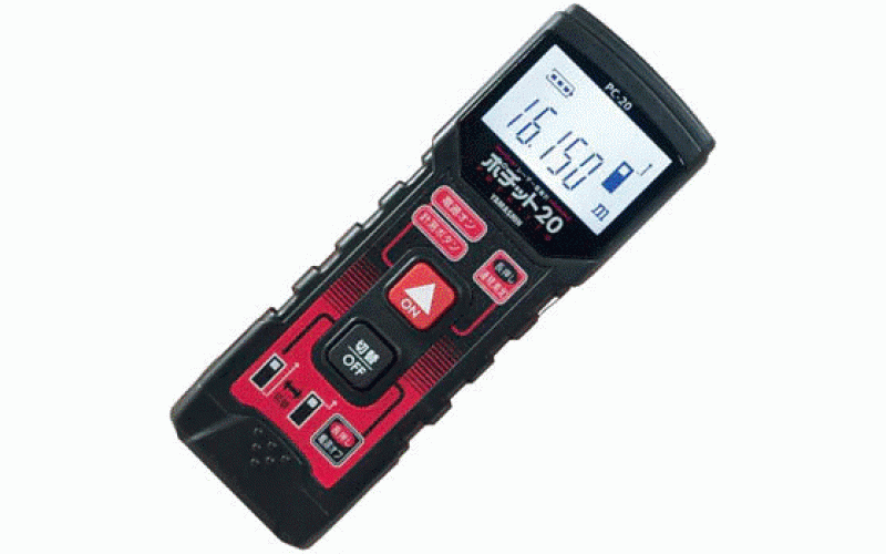 山真製鋸(YAMASHIN)  レーザー距離計 ポチット20 (最大距離測定20m)