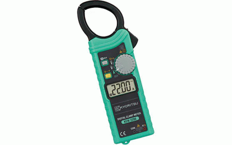 共立電気計器  ACデジタルクランプメータ  品番KEW2200(校正書・トレーサビリティ体系図付)