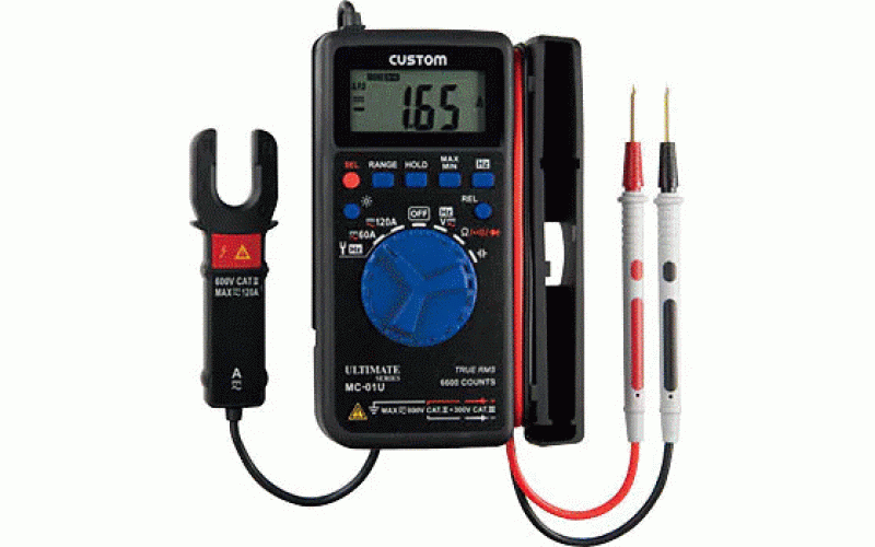 カスタム  クランプ付デジタルマルチメータ    品番  MC-01U