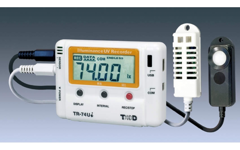 67-0077 T&D Illuminance and UV Recorder TR-74Ui