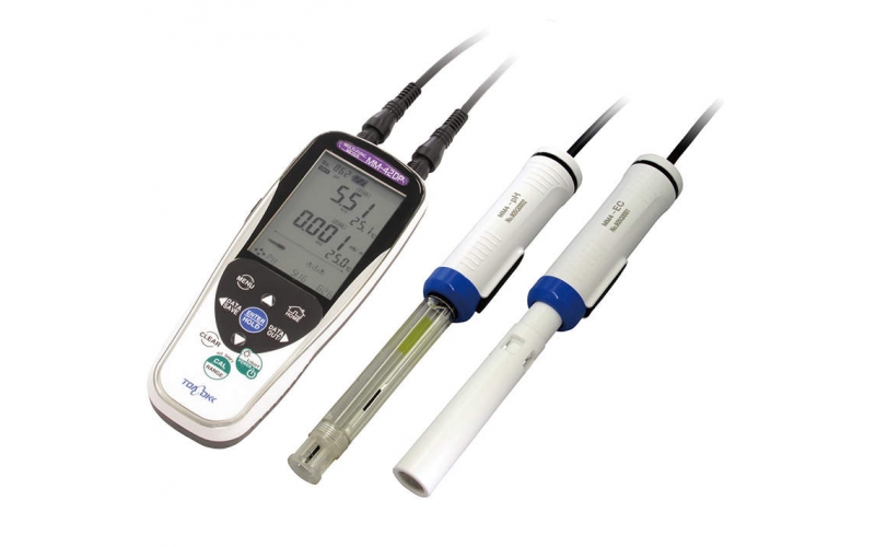 33-1116 TOADKK TOA Portable Water Quality Meter MM-42DP pH and EC probe set, each lead length 1m