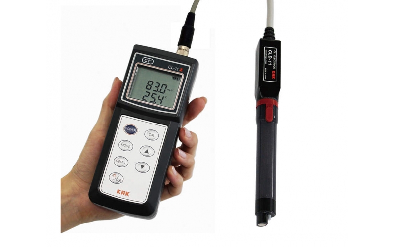 33-1181 Kasahara Chlorine Ion Meter with Case CL-11Z