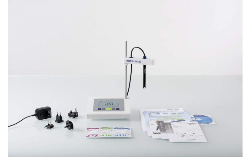 33-2012 METTLER TOLEDO Metler Desktop pH Meter Five Easy Plus FP20 Kit