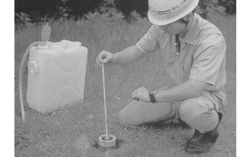 34-0057 Fujiwara Simple on-site water permeable tester Hasegawa style