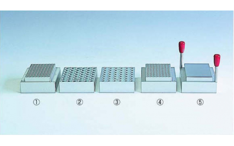 41-0063 NISSIN (Nisshin Rization) Aluminum block for thermoblock 0.1ml for PCR plate