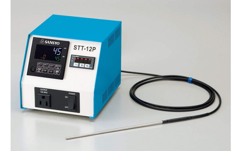 44-3572 SANSYO (Sansho) Sansho Temperature Controller STT-12P With over-ascension preventer, 2 temperature sensors included