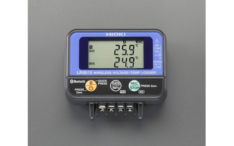 HIOKI  LR8515 Product number:EA742HD-11  Product name: Voltage and thermocouple logger (wireless)