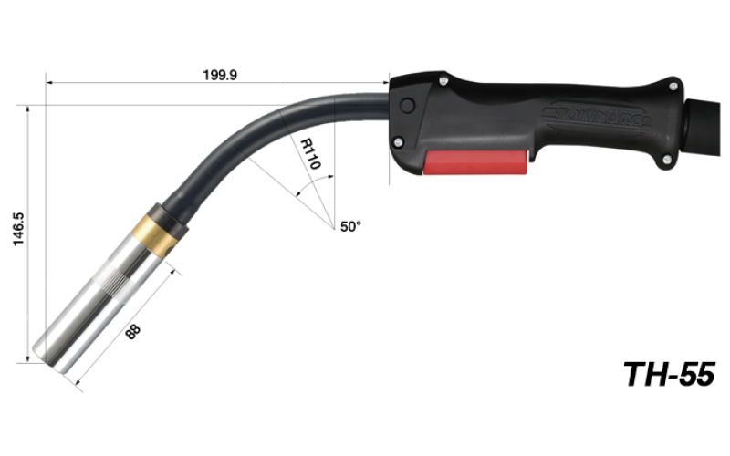 TOKINARC Semi-Automatic Torches TH- Series TH-55