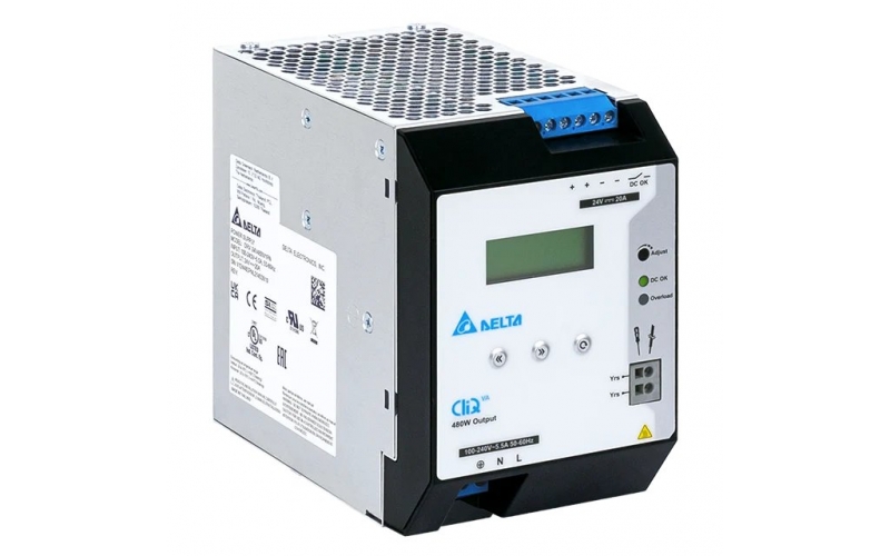 DELTA  DIN RAIL  CLIQ VA   DRV-24V480W1PN