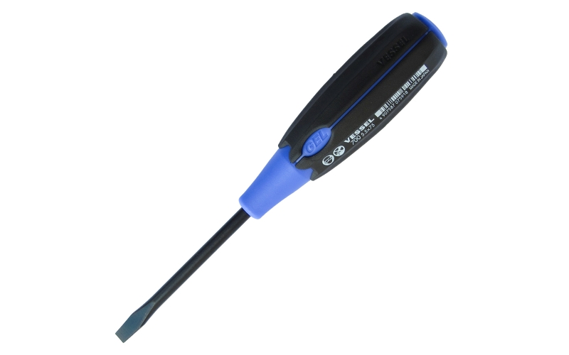 VESSEL Super Cushion Screwdriver No.700(Slotted 5.5 x 75)