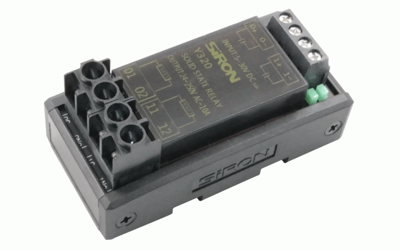 SIRON Y320 10A Input Output Optical Coupling Isolation Type 2 Bit Relay AC 220V Solid State Relay Module