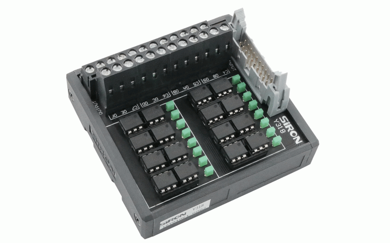 SIRON Y318 PLC Relay Input/Output Optical Coupling Isolation Type IDC Horn Transfer 16-Bit DC Solid State Relay Module